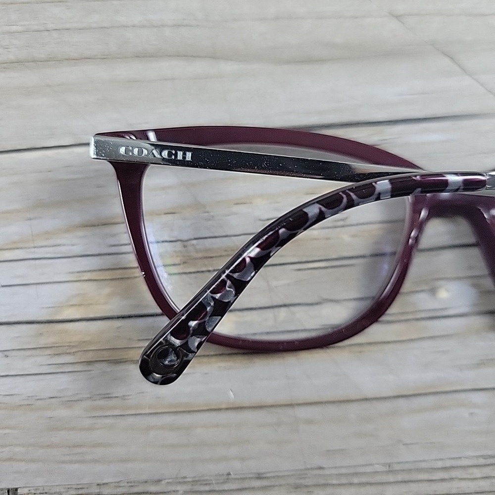 Coach Eyeglasses HC6124 5509 Solid Oxblood Metal Size 53-17-140 FRAMES ONLY - Picture 9 of 14